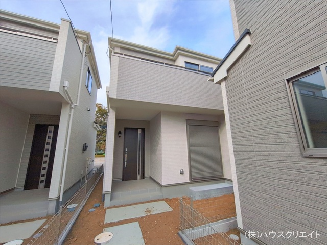 千葉県松戸市六高台3丁目の新築戸建て完成写真 2026年2月9日撮影