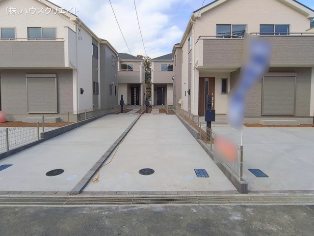 千葉県松戸市六高台3丁目の新築戸建て完成写真 2026年2月9日撮影