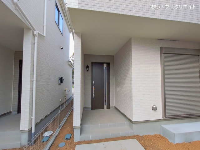 千葉県松戸市六高台3丁目の新築戸建て完成写真 2026年2月9日撮影