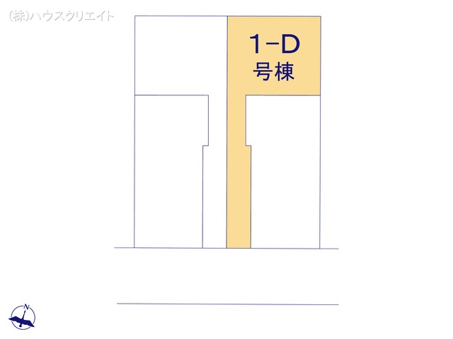 千葉県松戸市六高台3丁目の新築戸建て全体区画図 ※図面と異なる場合は現況を優先