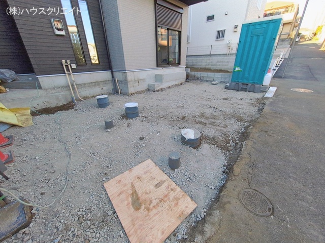 千葉県船橋市習志野台4丁目の新築戸建て外構写真 2026年1月22日撮影