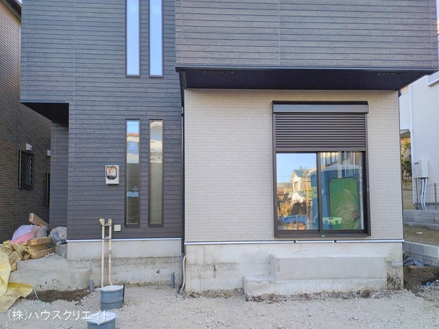 千葉県船橋市習志野台4丁目の新築戸建て外構写真 2026年1月22日撮影