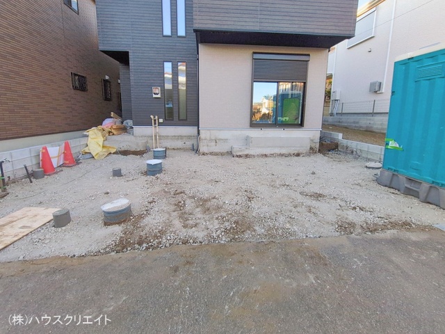 千葉県船橋市習志野台4丁目の新築戸建て外構写真 2026年1月22日撮影