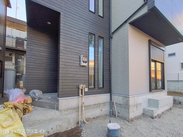 千葉県船橋市習志野台4丁目の新築戸建て外構写真 2026年1月22日撮影