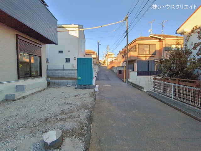 千葉県船橋市習志野台4丁目の新築戸建て外構写真 2026年1月22日撮影