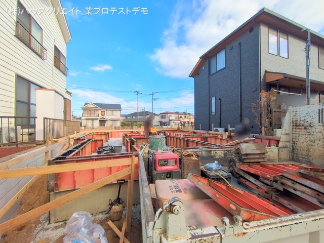 千葉県市川市須和田１丁目の新築戸建て基礎写真 2025年12月8日撮影