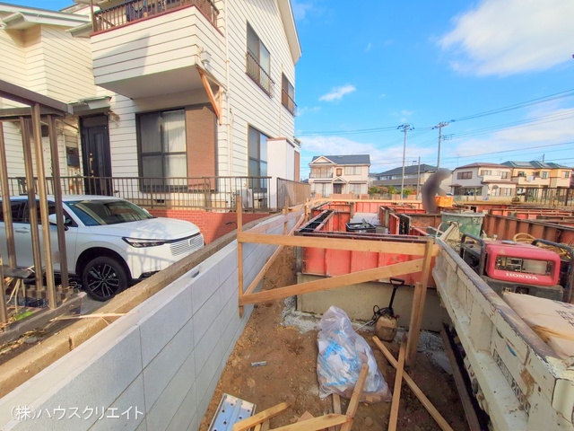 千葉県市川市須和田１丁目の新築戸建て基礎写真 2025年12月8日撮影
