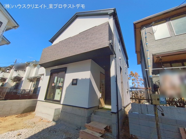 千葉県市川市須和田１丁目の新築戸建て外構写真 2026年2月8日撮影
