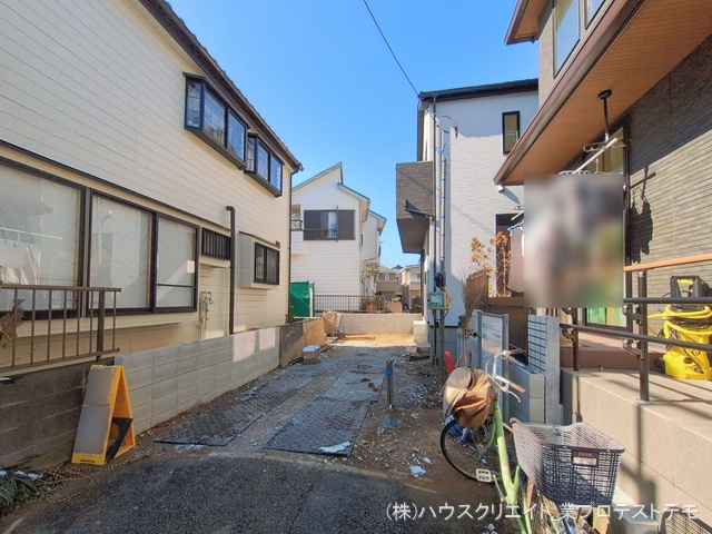 千葉県市川市須和田１丁目の新築戸建て外構写真 2026年2月8日撮影