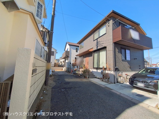 千葉県市川市須和田１丁目の新築戸建て外構写真 2026年2月8日撮影