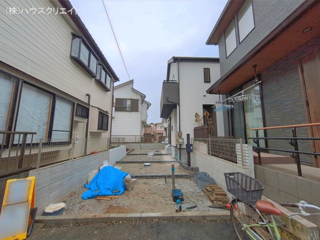 千葉県市川市須和田１丁目の新築戸建て外構写真 2026年3月22日撮影