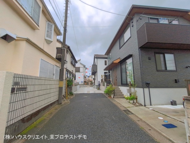 千葉県市川市須和田１丁目の新築戸建て完成写真 2026年4月9日撮影