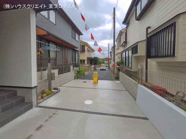 千葉県市川市須和田１丁目の新築戸建て完成写真 2026年4月9日撮影