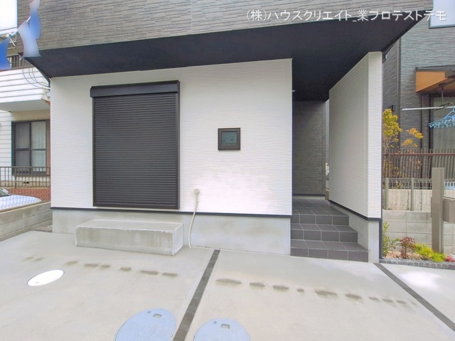 千葉県市川市須和田１丁目の新築戸建て完成写真 2026年4月9日撮影