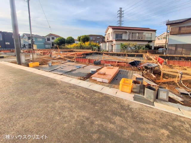 千葉県松戸市栗ケ沢の新築戸建て基礎写真 2025年10月28日撮影