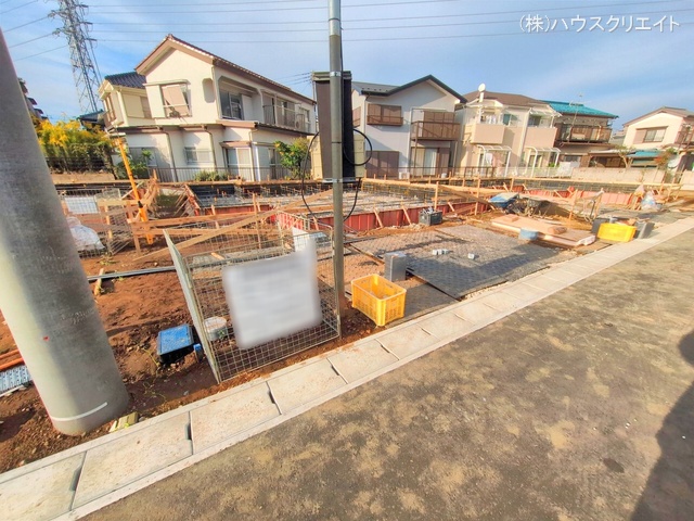 千葉県松戸市栗ケ沢の新築戸建て基礎写真 2025年10月28日撮影