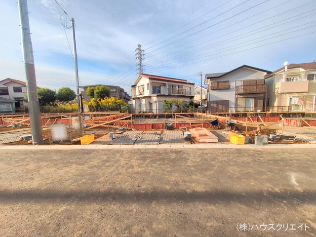 千葉県松戸市栗ケ沢の新築戸建て基礎写真 2025年10月28日撮影
