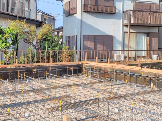 千葉県松戸市栗ケ沢の新築戸建て基礎写真 2025年10月28日撮影