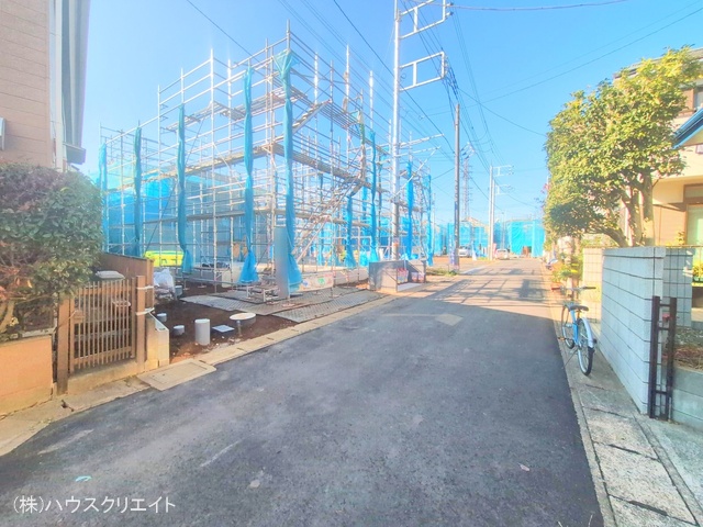 千葉県松戸市栗ケ沢の新築戸建て上棟写真 2025年11月25日撮影