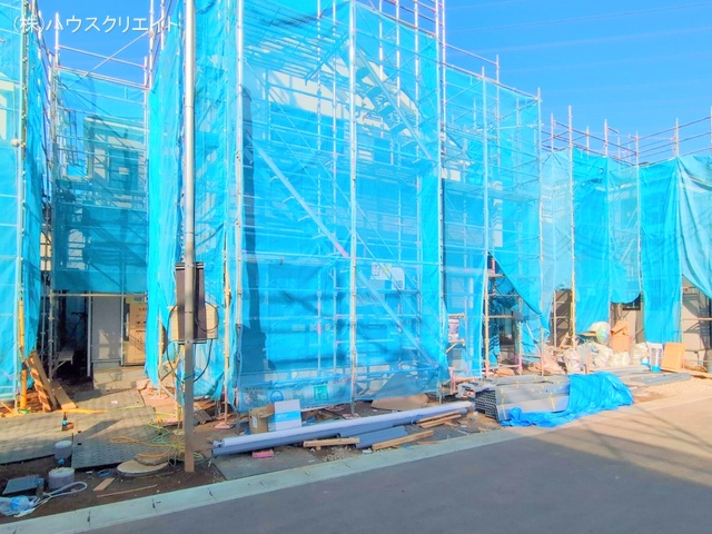 千葉県松戸市栗ケ沢の新築戸建てシート写真 2025年12月16日撮影