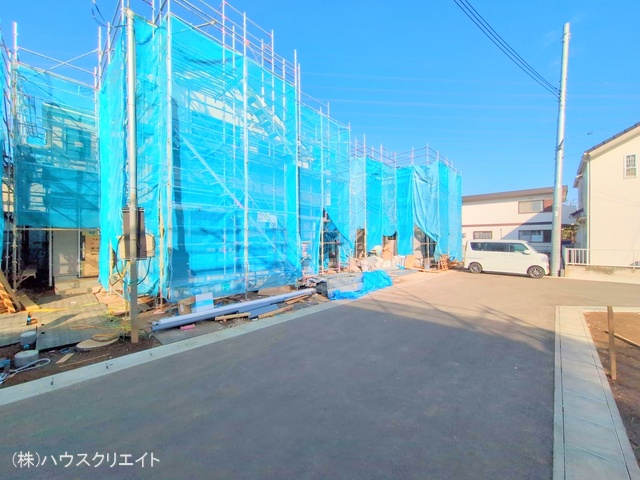 千葉県松戸市栗ケ沢の新築戸建てシート写真 2025年12月16日撮影