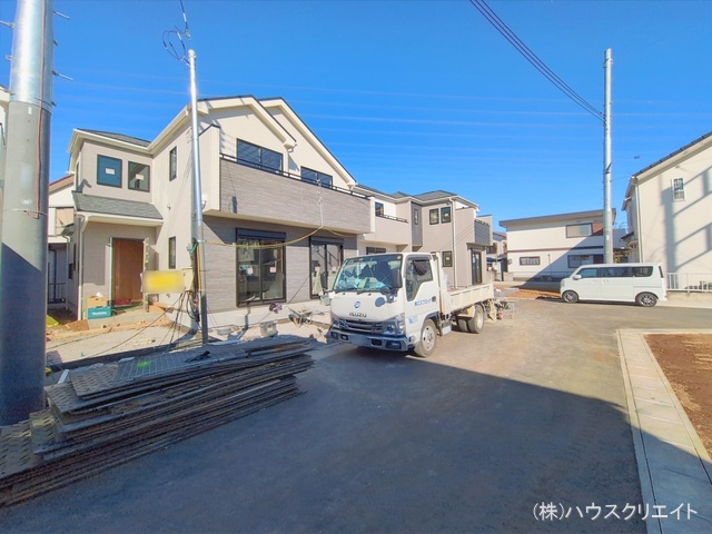 千葉県松戸市栗ケ沢の新築戸建て外構写真 2026年1月13日撮影