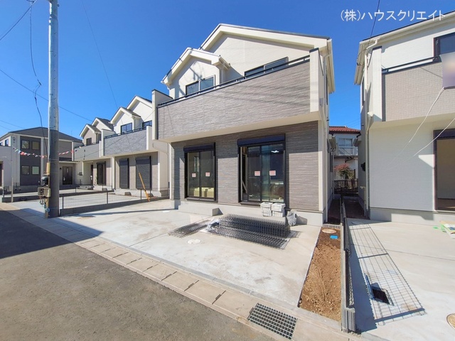 千葉県松戸市栗ケ沢の新築戸建て外構写真 2026年2月2日撮影
