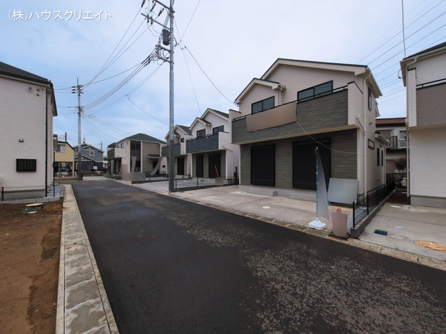 千葉県松戸市栗ケ沢の新築戸建て完成写真 2026年3月18日撮影