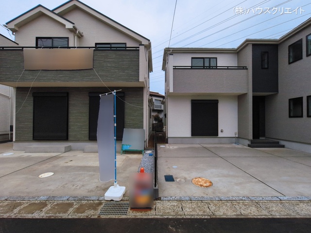 千葉県松戸市栗ケ沢の新築戸建て完成写真 2026年3月18日撮影