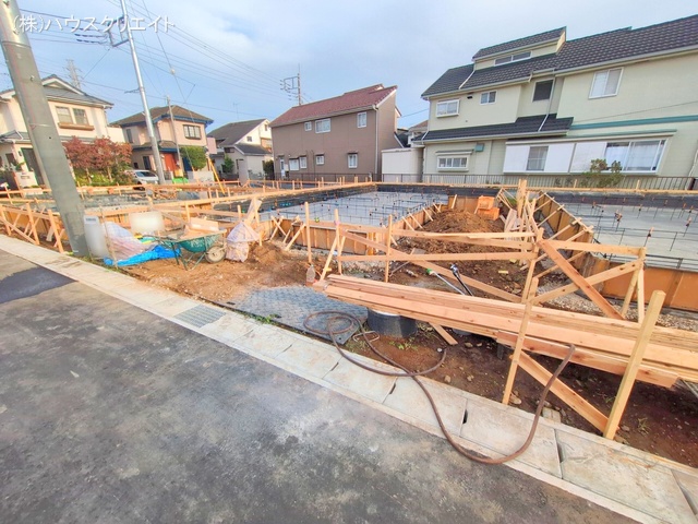 千葉県松戸市栗ケ沢の新築戸建て基礎写真 2025年10月28日撮影