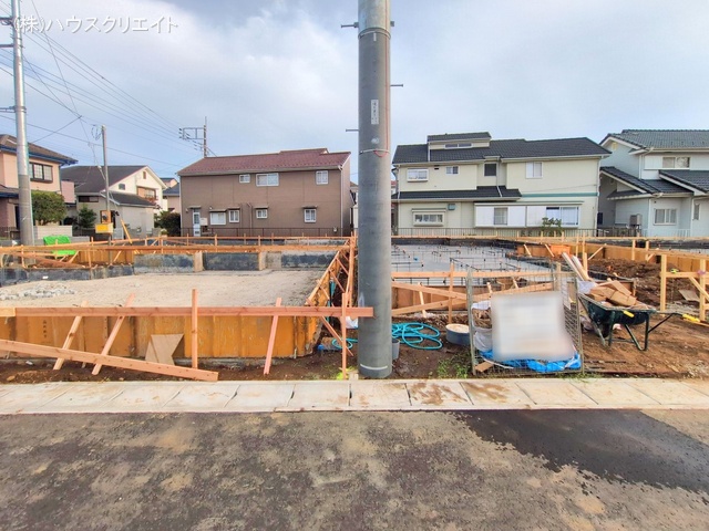 千葉県松戸市栗ケ沢の新築戸建て基礎写真 2025年10月28日撮影