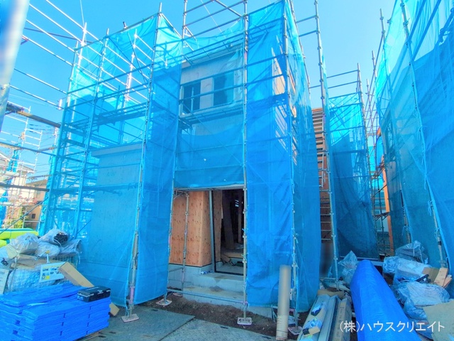 千葉県松戸市栗ケ沢の新築戸建て上棟写真 2025年11月25日撮影