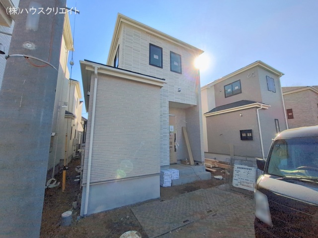 千葉県松戸市栗ケ沢の新築戸建て外構写真 2026年1月13日撮影