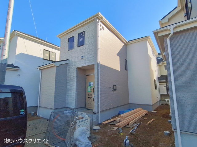 千葉県松戸市栗ケ沢の新築戸建て外構写真 2026年1月13日撮影