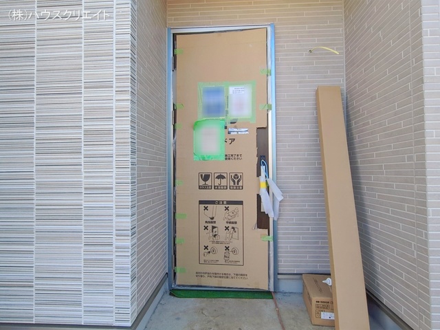 千葉県松戸市栗ケ沢の新築戸建て外構写真 2026年1月13日撮影