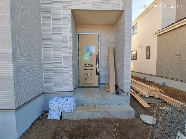 千葉県松戸市栗ケ沢の新築戸建て外構写真 2026年1月13日撮影
