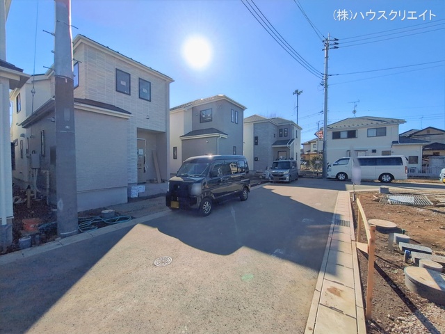 千葉県松戸市栗ケ沢の新築戸建て外構写真 2026年1月13日撮影