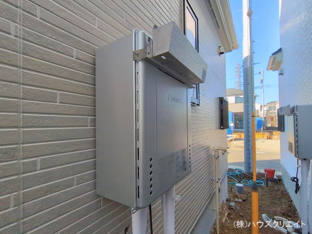 千葉県松戸市栗ケ沢の新築戸建て外構写真 2026年1月13日撮影