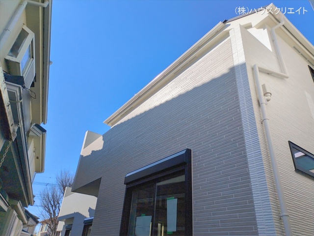 千葉県松戸市栗ケ沢の新築戸建て外構写真 2026年1月13日撮影