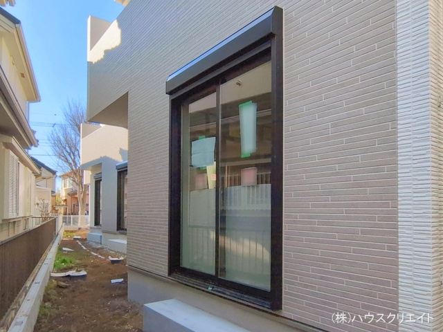 千葉県松戸市栗ケ沢の新築戸建て外構写真 2026年1月13日撮影