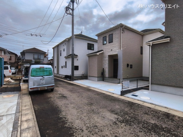 千葉県松戸市栗ケ沢の新築戸建て完成写真 2026年3月18日撮影