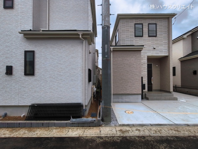 千葉県松戸市栗ケ沢の新築戸建て完成写真 2026年3月18日撮影