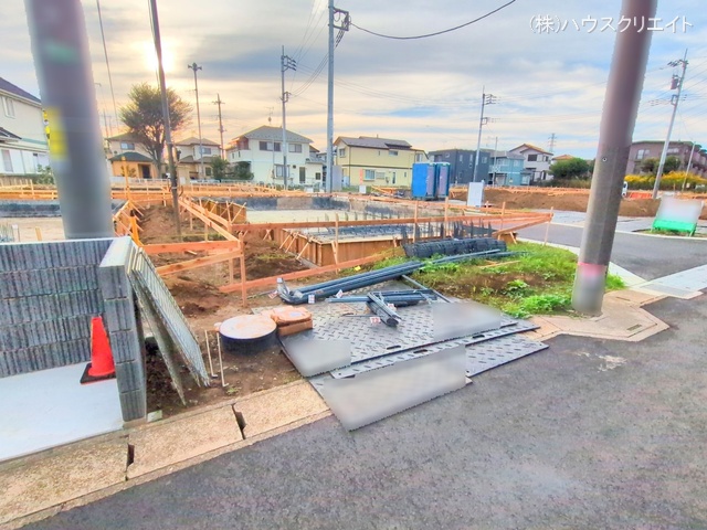 千葉県松戸市栗ケ沢の新築戸建て基礎写真 2025年10月28日撮影
