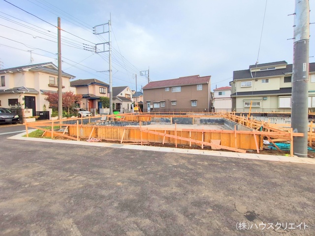千葉県松戸市栗ケ沢の新築戸建て基礎写真 2025年10月28日撮影