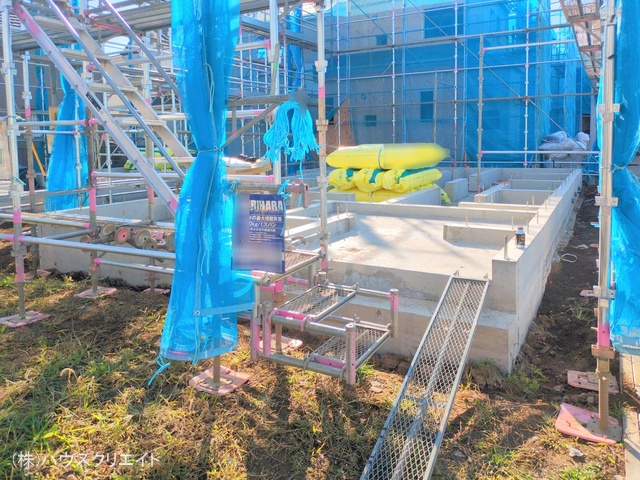 千葉県松戸市栗ケ沢の新築戸建て基礎写真 2025年11月25日撮影
