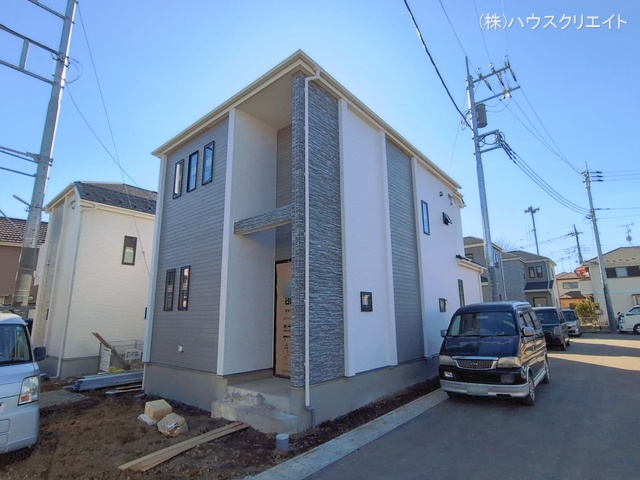 千葉県松戸市栗ケ沢の新築戸建て外構写真 2026年1月13日撮影
