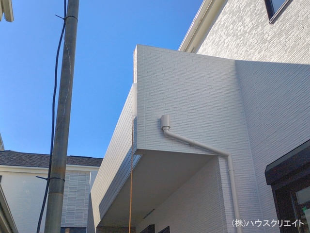 千葉県松戸市栗ケ沢の新築戸建て外構写真 2026年1月13日撮影