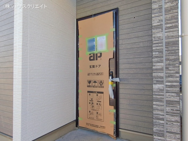千葉県松戸市栗ケ沢の新築戸建て外構写真 2026年1月13日撮影