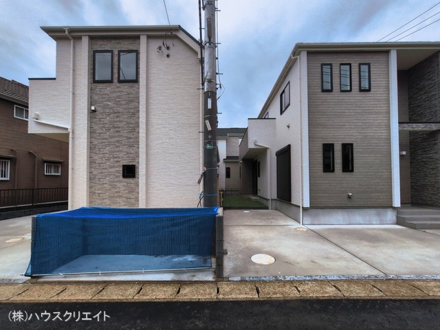 千葉県松戸市栗ケ沢の新築戸建て完成写真 2026年3月18日撮影