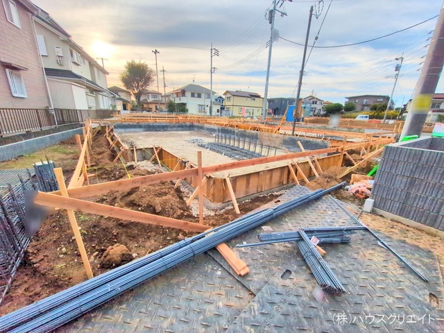 千葉県松戸市栗ケ沢の新築戸建て基礎写真 2025年10月28日撮影